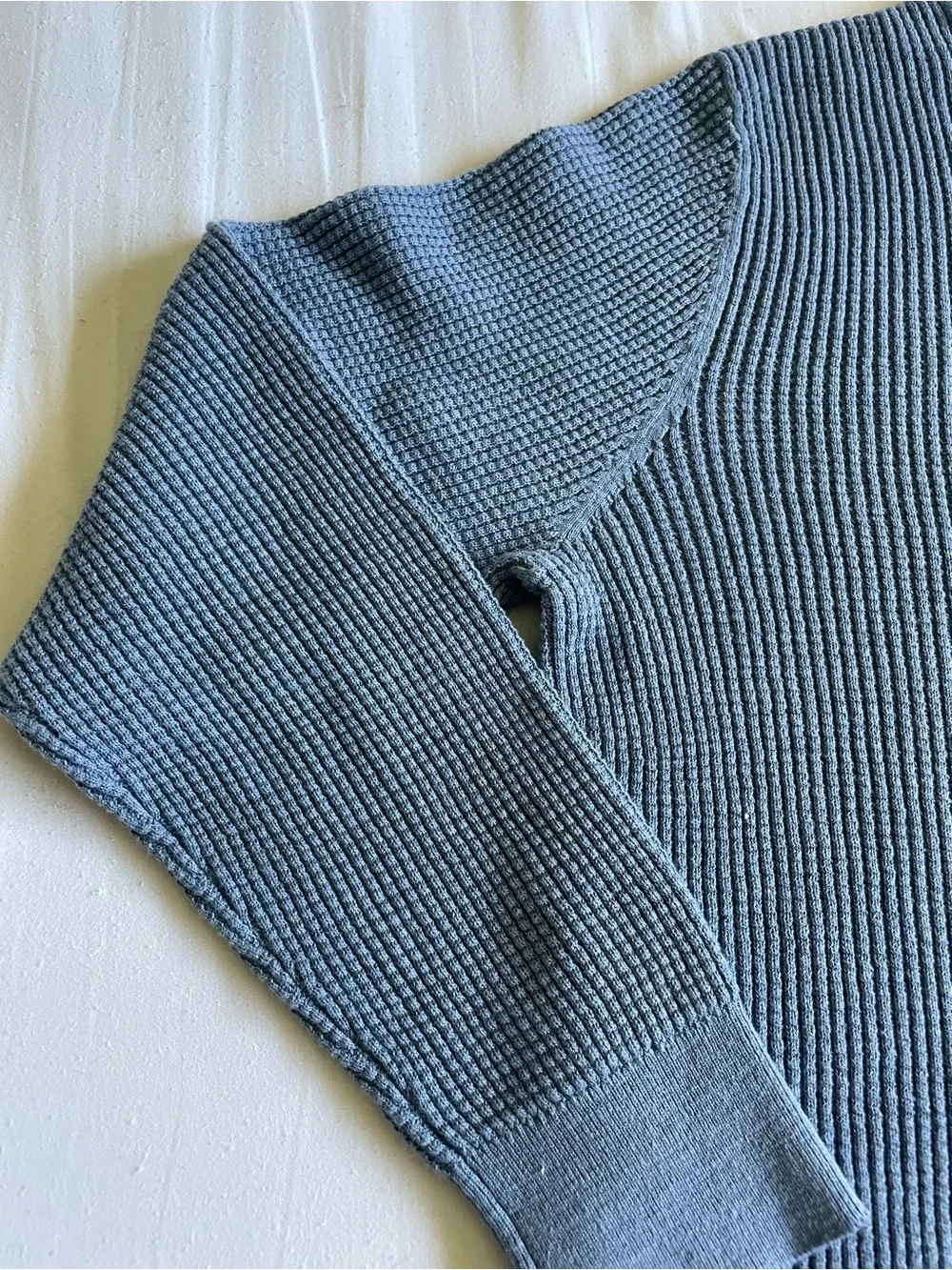 Banana Republic Slate Blue Turtleneck Knit Sweater